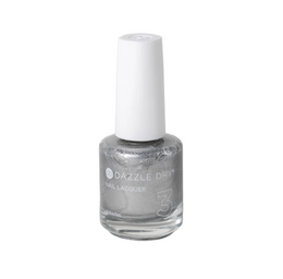Dazzle Dry - Silver Lame - Fast drying and long lasting nail polish 0.5oz