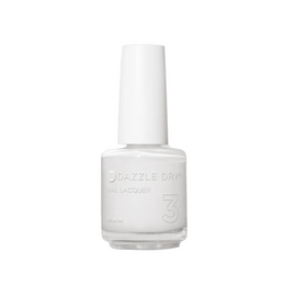 Dazzle Dry - White Lightning - Fast drying and long lasting nail polish 0.5oz
